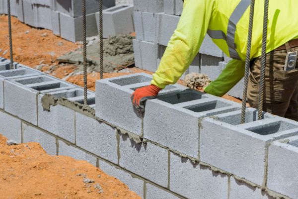 Concrete Blocks Installation in Englewood