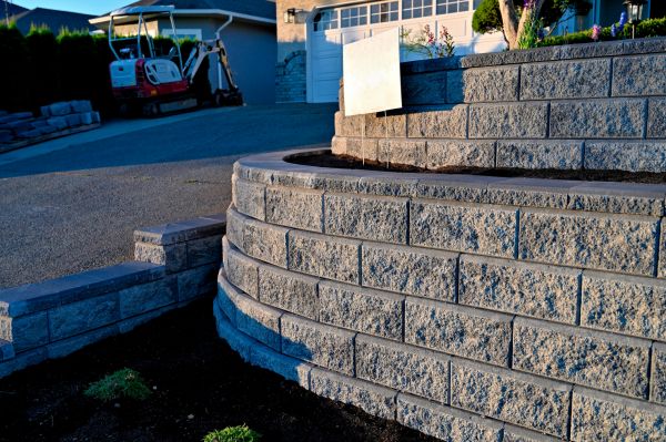 Stone Retaining Wall Repair in Englewood
