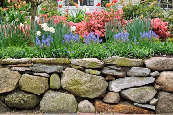 Stone Wall Hardscaping in Englewood