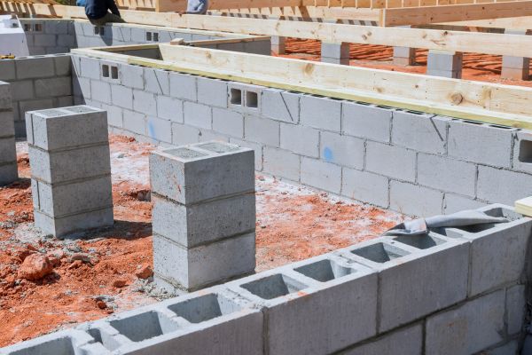 Cement Block Installation in Englewood