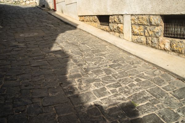 Stone Sidewalk Repair in Englewood