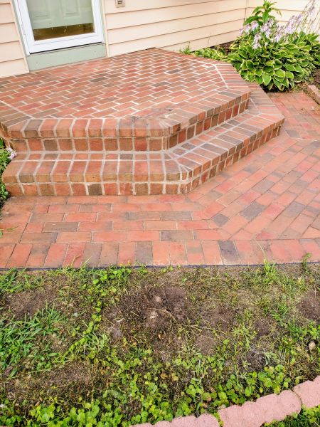 Brick Stoop Repair in Englewood