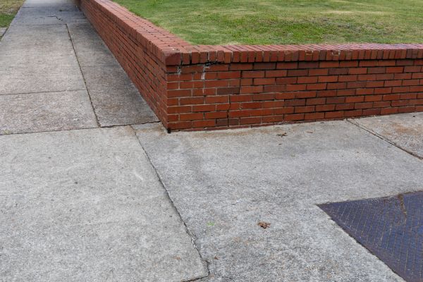 Brick Retaining Wall Repair in Englewood